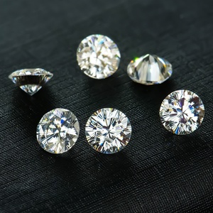 ผู้ผลิต Xingyue Gem ขายส่งเพชรโมอิสซาไนต์ทรงกลมเจียระไนแบบเชอร์รี่บลอสซัม ขนาด 3-14 มม. คุณภาพ VVS1 ได้รับการรับรองจาก GRA - Product Image 1