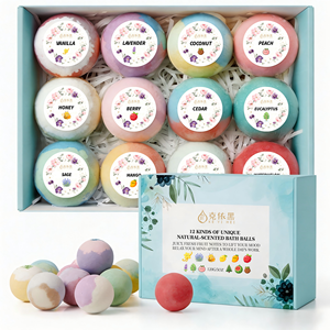 Bombas de Baño Naturales Hechas a Mano Personalizadas, Regalos Esenciales con Aceites para el Día de la Madre, Regalos para Mamá, Esposa, Novia - Product Image 1