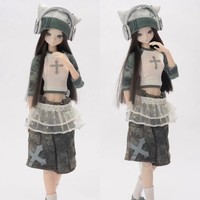 Authentique Série Mixte Angel, Boîte Mystère de Poupée Articulée BJD en PVC avec Six Cheveux Plantés, 15 cm, Ornement de Bureau, Jouet Tendance, Cadeau
