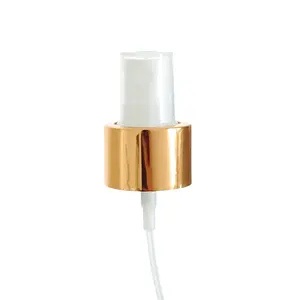 24/410 cosmetic gold white mist spray head luxury profumo mist spray pump fine body mist sprayer