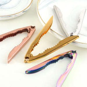 Fournitures de cuisine Eco-friendly Seafood Shell Clam Opener Multifonctionnel Stainless Steel Snow Clam Clip for Cracking Crab - Product Image 5