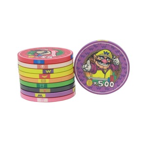 Tùy chỉnh in mô hình Super Mario gốm Poker Chip set mẫu miễn phí sòng bạc theo chủ đề chip cờ Bạc Trò chơi thẻ - Product Image 4