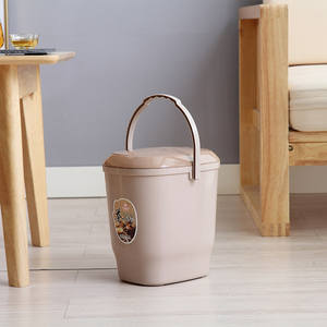 Cubo de Plástico con Filtro para Residuos de Té y Asa, <span class=keywords><strong>1</strong></span> Juego de Coladores de Hojas de Té para Uso en el Hogar y la Oficina - Product Image 1