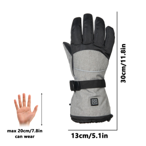 <span class=keywords><strong>Guanti</strong></span> Riscaldati Invernali Impermeabili Autoriscaldanti Compatibili con Touchscreen Ricaricabili Elettricamente per Uomo e Donna - Product Image 2