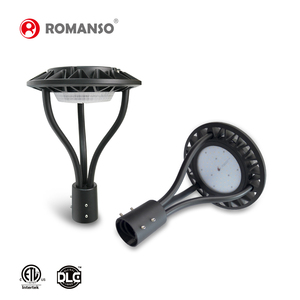 IP65 130Lm/W 60W 100W 150W ETL CETL ROHS 5 Years Warranty Photocell Motion Sensor 0-10V Dimming LED Post Top Lamp for Street - Product Image 1
