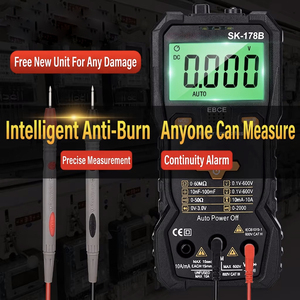 Multímetro Digital Sk-178b 600V 10A con Rango Automático, Voltímetro Multifunción Compacto con Retroiluminación y Función de Retención - Product Image 5