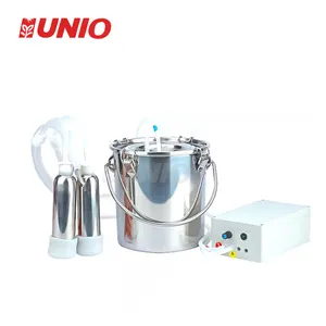 Hot Electric Speed Adjustable Cow Milk Machine Stainless Steel Portable Easy Operated Automatic Stop Goat Sheep Cow Milking