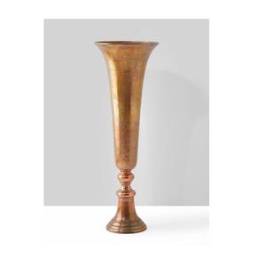 Vase à fleurs en métal de décoration fabriqué à la main Fabricant en gros Vase à fleurs en métal en laiton de conception faite à la main - Product Image 6