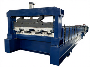Galvanizli Çelik Yumuşak Çelik Döşeme Levhası Rulo Şekillendirme Makinesi - Product Image 1