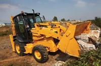 Backhoe Loader 8.4 Ton CLG777A Kabin Tertutup Ber-AC untuk Proyek Konstruksi Perbaikan Pipa Kota