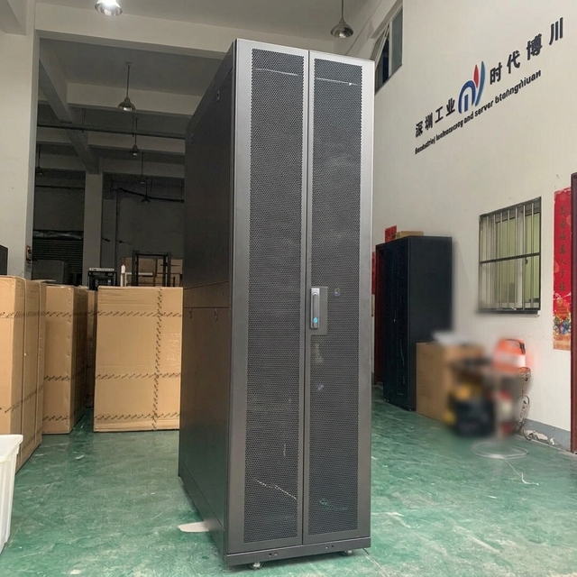 Custom Modular 19-Inch 42U Server Rack with SPCC Steel Construction for Data Center Network Use