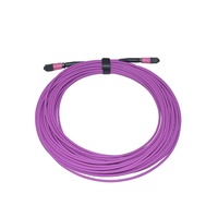 Cable QSFP + MPO 12 núcleos MM tipo B hembra MPO a cable de conexión de fibra MPO