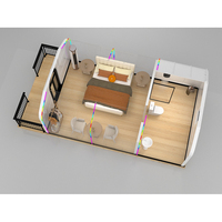 Glamping Tente à bulles PC préfabriquée et imperméable pour hôtels et complexes Maison dôme transparente