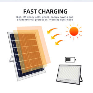 Melinz Hete Verkoop Snelle Koeling Convergente Lens Schijnwerper Tankstation Parkeerplaats 60 100 200 300 Watt Led Zonne-Energie Schijnwerpers - Product Image 5