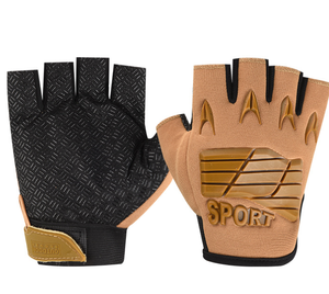 Guantes Tácticos DF de Microfibra de Medio Dedo para Deportes al Aire Libre, Camping, Tiro, Senderismo, Guantes de Motocicleta con Nudillos Duros de Goma - Product Image 2