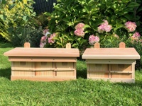 Maison pour moineaux 3 places en bois