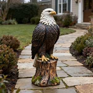 Escultura de Águia de Bronze Personalizada em Grande Escala, Escultura Tradicional de Bronze Fundido, Estátua de Águia de Bronze em Tamanho Real - Product Image 3