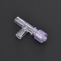 Alta calidad I T Y en forma de L codo tipo T giratorio móvil macho Luer Lock conector de plástico para tubos de manguera