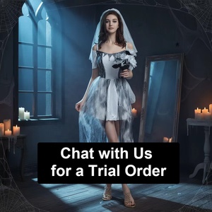 <span class=keywords><strong>Costume</strong></span> de mariée vampire <span class=keywords><strong>pour</strong></span> femme adulte, <span class=keywords><strong>pour</strong></span> fête costumée <span class=keywords><strong>d</strong></span>'<span class=keywords><strong>Halloween</strong></span>, <span class=keywords><strong>d</strong></span>éguisement de cosplay - Product Image 4