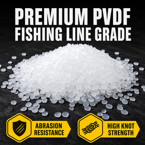 Granulés de PVDF à haute résistance à l'abrasion et au vieillissement pour ligne de <span class=keywords><strong>pêche</strong></span> en monofilament - Product Image 1