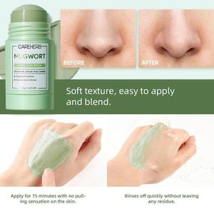 Masque Purifiant Visage en Argile Volcanique d'Alaska – Nettoyant Profond des Pores, Anti-Points Noirs, Anti-Acné à l'Armoise et Niacinamide, Stick Éclaircissant - Product Image 4