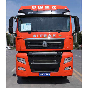 Optimus Prime CNG sitrak รถแทรกเตอร์6x4เครื่องยนต์ sinotruck สีแดงขายดียูโร6แผ่นเหล็กดีเซลอัตโนมัติ - Product Image 3