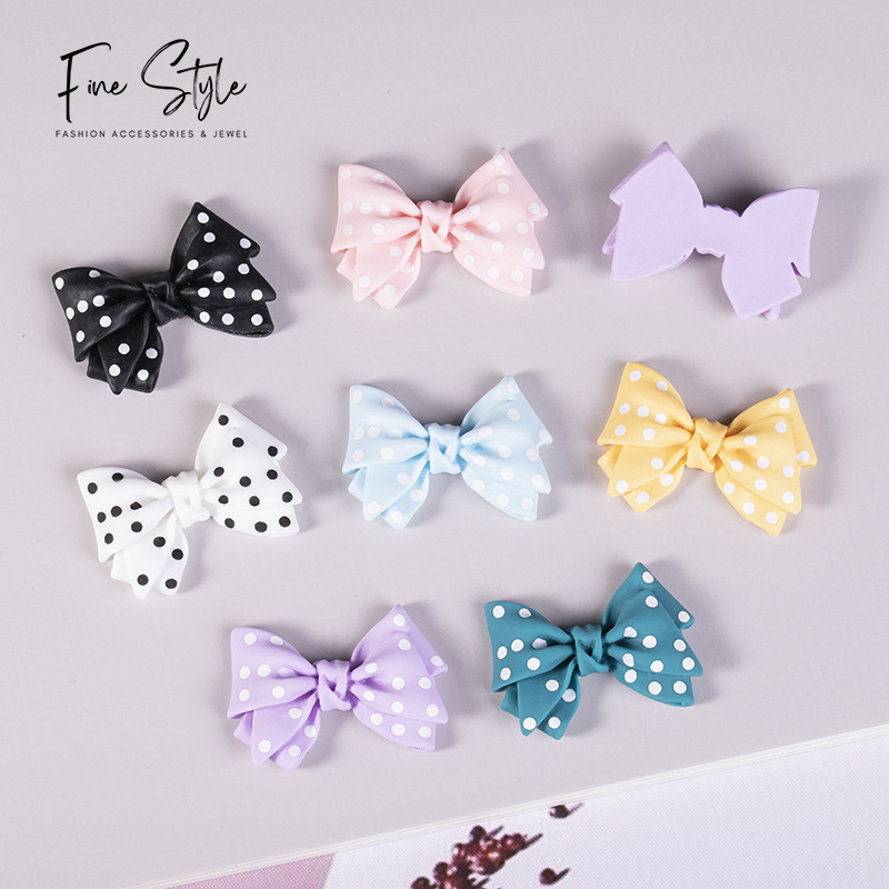 Pearl Chiffon Bow Hairpin Fashionable Lady
