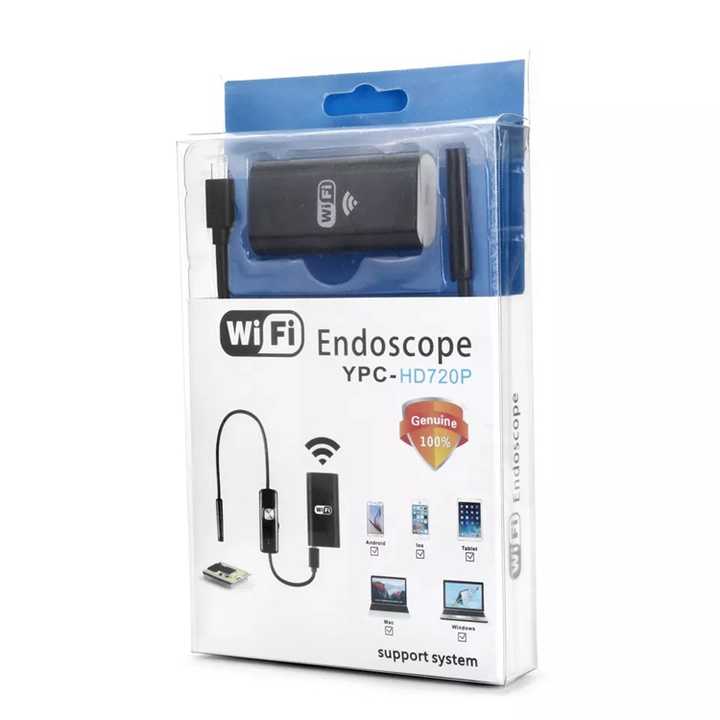 Inskam YPC99 8mm Wifi Industrial Endoscope - 720P HD Waterproof