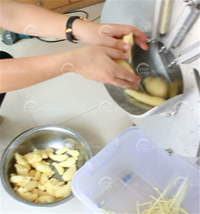 Machine à trancher automatique électrique pour chips de gingembre, machine à râper le gingembre, machine à faire des chips de <span class=keywords><strong>rhizome</strong></span> de gingembre, hachoir à rhizomes de gingembre - Product Image 3