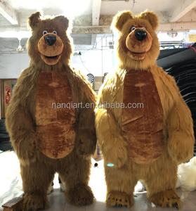 Hot Bán Handmade Dành Cho Người Lớn 2M Brown Inflatable Gấu Linh Vật Trang Phục Cho Halloween Tổ Chức Sự Kiện Bên Hiệu Suất Trang Phục Với Fan - Product Image 2