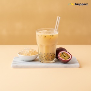 ส่วนผสมชานมไข่มุกแบบ OEM แบรนด์ส่วนตัว รสเสาวรส ป๊อปปิ้งโบบา - Product Image 6