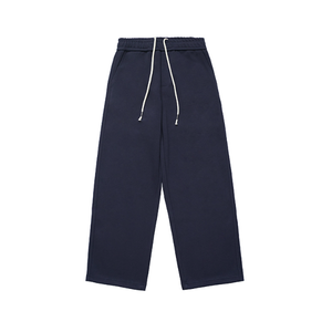 Erkekler ve kadınlar için rahat, rahat, havadar, gevşek uydurma, dökümlü örgü düz bacak kavisli <span class=keywords><strong>Sweatpants</strong></span>. - Product Image 1
