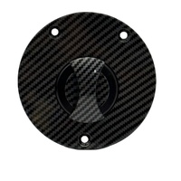 Tapa del Tanque de Combustible Delantero con Impresión Hidrográfica para Tres Orificios de Montaje con Tornillos, de Aluminio CNC sin Llave para Motocicleta