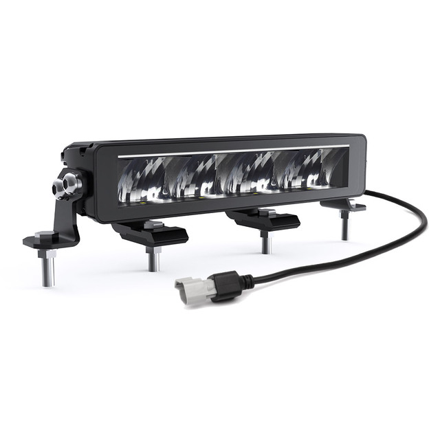 White DRL Amber Position Light Function Car Front Bumper Auxiliary Led Light Bar 10 Inch