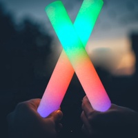 <strong>Besting</strong> <strong>Selling</strong> Customize Logo Foam Led <strong>Stick</strong> White Led <strong>Light</strong> up Foam <strong>Sticks</strong> Led Flashing Glow Foam <strong>Stick</strong>