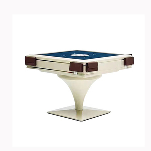 Máquina de Mahjong Automática de Madera Sólida de Lujo Moderno con 4 Compartimentos de Almacenamiento de Cuero para Uso en el Hogar y Hotel SHMT11 Diseño de Lujo Moderno E - Product Image 4