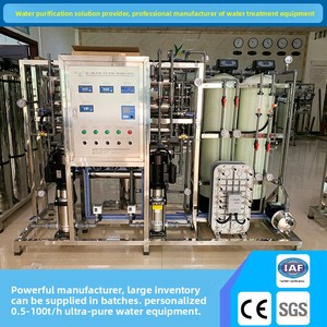 Vente directe usine – Équipement industriel d'eau ultrapure 0,5 T/h – Système de traitement d'eau haute pureté par osmose inverse (<span class=keywords><strong>RO</strong></span>) et échange d'ions (EDI) pour placage électronique - Product Image 2