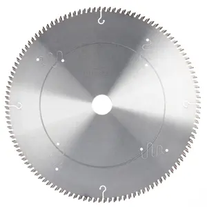255*2.8*25.4*120T Smooth Metal Cutting Carbide Circular Saw Blades For Aluminum Corner Code And Heat Sink