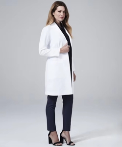 Uniformes de Enfermera Blancos Profesionales para Adultos a <span class=keywords><strong>Precio</strong></span> de Fábrica al por Mayor, Bata de Laboratorio Médica para Hospital - Product Image 2