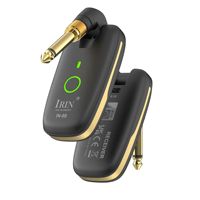 IRIN Transceiver Gitar Akustik Nirkabel ABS Penerima Pickup Bass Tembaga