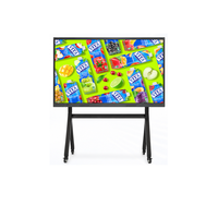 Pizarra Digital Interactiva OEM de 55, 65, 75, 85, 86, 100 y 110 Pulgadas con Pantalla Táctil Múltiple para Educación