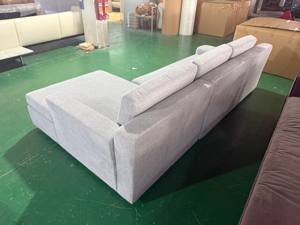 Sofá en Forma de L de 3 Plazas, Moderno y Personalizado, con Tapicería de Alta Calidad, Esponja y Estructura de Madera Sólida, Diseño Cuadrado para Casa o Apartamento - Product Image 5