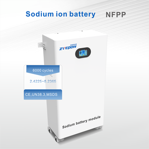 แบตเตอรี่โซเดียมไอออน 48V 5kWh พาวเวอร์แบงค์พลังงานแสงอาทิตย์แบบติดผนัง ชาร์จได้ 100Ah OEM Xzowie-006 - Product Image 4