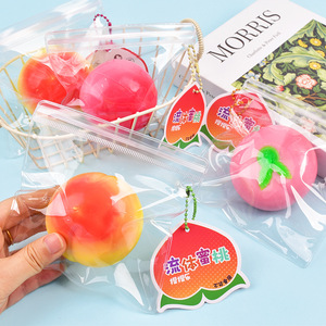Nuevo Juguete Antiestrés Creativo de TPR con Forma de Durazno Jugoso de 6 cm para Niños y Adultos, Recuerdo para un Estado de Ánimo Relajado - Product Image 4