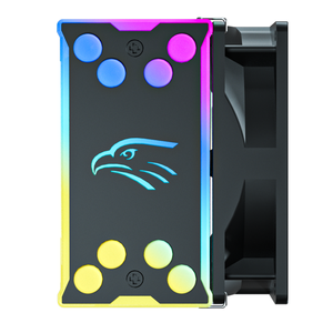 Ventilateurs de refroidissement SNOWMAN <span class=keywords><strong>RGB</strong></span>, refroidisseurs à 4 caloducs Intel pour processeurs, dissipateur thermique, radiateur d'air, dissipateur en cuivre pour PC, CPU - Product Image 4