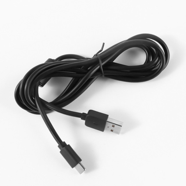 1.8M USB-C Charger Cable with Ferrite Core Ring for PS5 Controller Game Accessories
