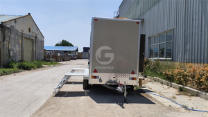 Sang trọng di động ngoài trời phòng tắm nhà vệ sinh Trailer 3.5 mét hiện đại 2 gian hàng di động Cấu trúc thép làm bánh sandwich Panel-Đối với chúng tôi - Product Image 4