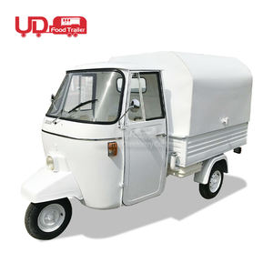 Triciclo de comida rápida personalizado blanco eléctrico Pizza Tuk 3 ruedas carrito de comida Hot Dog Ape Food Truck para EE. UU. - Product Image 6