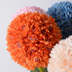 DREA 2023 Nouvelle Conception Fleur Artificielle Géante Grande Feuille Hydrangea en Soie Effet Naturel pour Décoration de Mariage - Product Image 3
