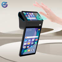 Terminal de point de vente OEM ZONS 8 pouces avec lecteur de veine palmaire, Android 14 OS, NFC, 4G/WiFi/Bluetooth, certifié GMS, bandes mondiales